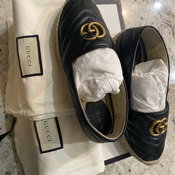 Gucci spadilles in a pristine condition, original box and dust bags - Picture 8 of 8